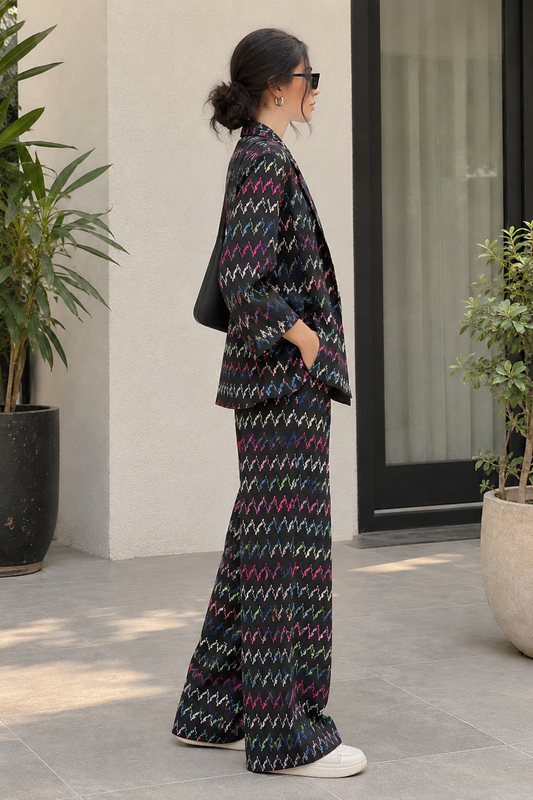 Zigzag Print Co-ord Set