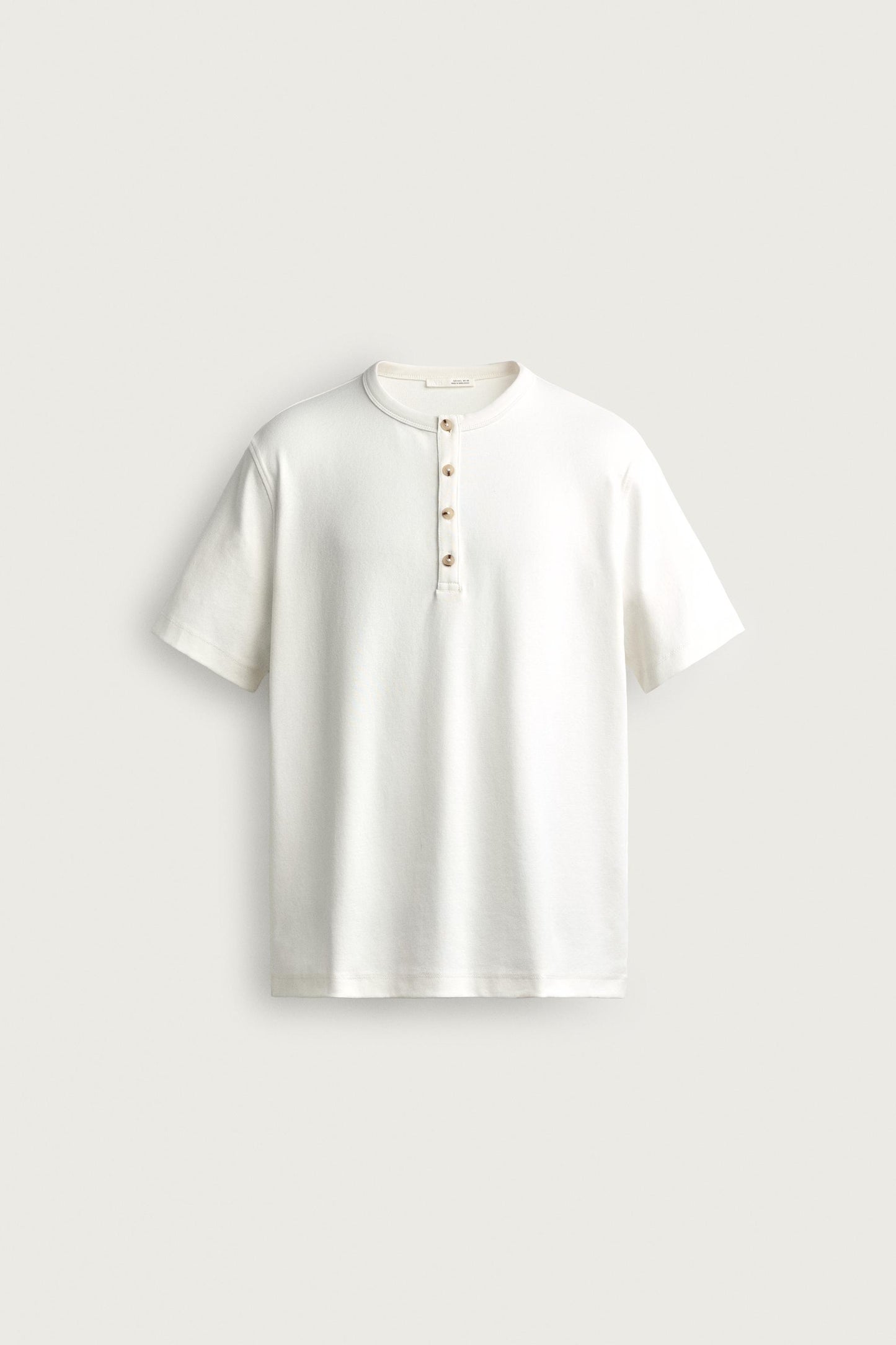 REGULAR FIT HENLEY T-SHIRT