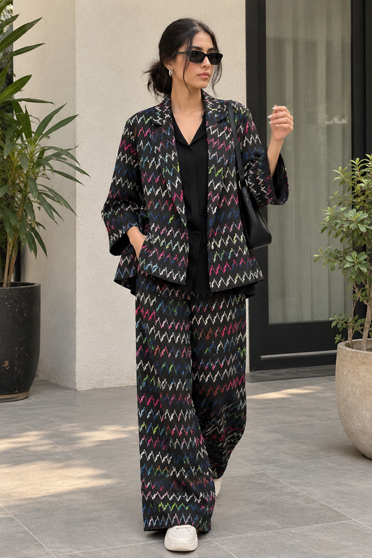 Zigzag Print Co-ord Set