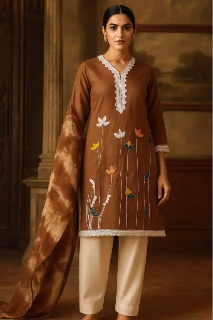 Cocoa Luxe 3-Piece Suit